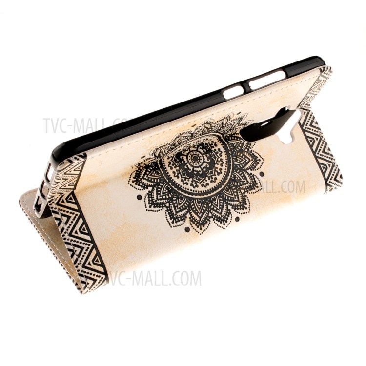 Case Huawei Mate 9 / Pre-order * ผิวนูนดอกไม้ Mandala กับเชือกเส้นเล็ก *