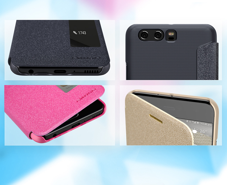 Case Huawei P10 Plus / Pre-order * NILLKIN Sparkle รองรับฟังก์ชั่นสมาร์ทปลุก / นอนหลับ *