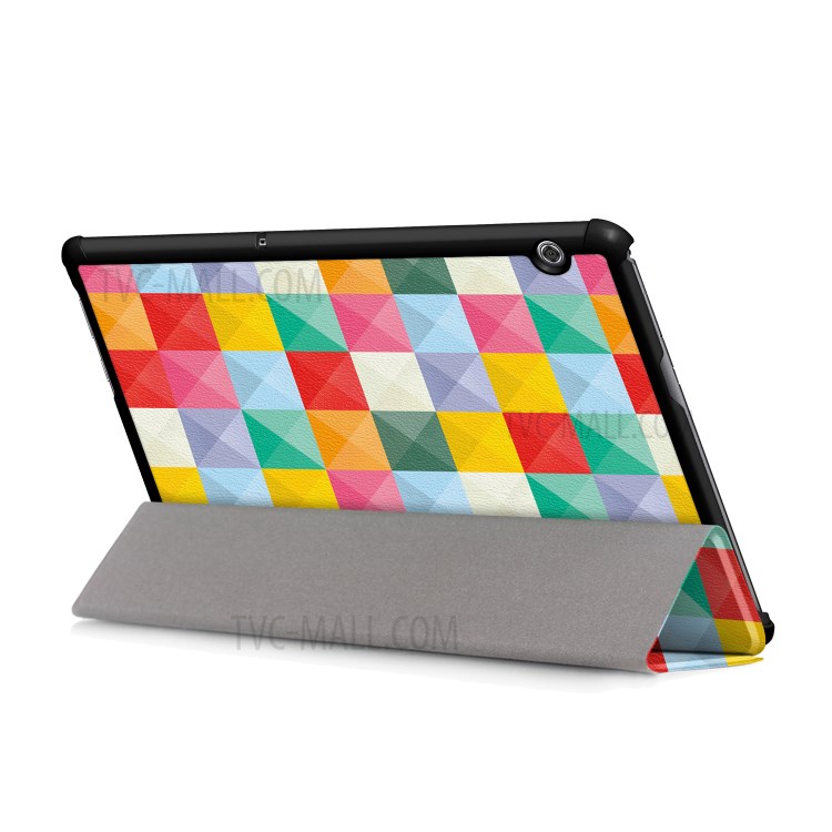 Case Huawei MediaPad T5 / Pre-Order * รูปแบบสดใสดูทันสมัย เคส 4 มุมหนา การออกแบบเพื่อป้องกัน *