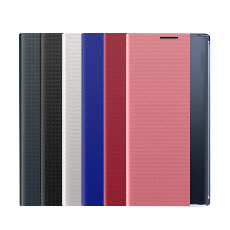 Case iPhone XS Max # Pre-Order * จอแสดงผลด้านข้างหน้าต่างดูดแม่เหล็กหนัง PU เม็ดธรรมดาพลิก + เคส PC พร้อมตัวยึด *