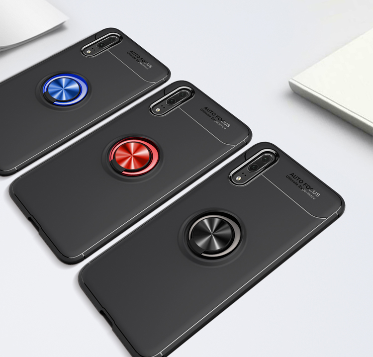 Case Huawei P20 Pro / Pre-order * Finger Ring Kickstand (แผ่นโลหะแม่เหล็กแบบ Built-in) *