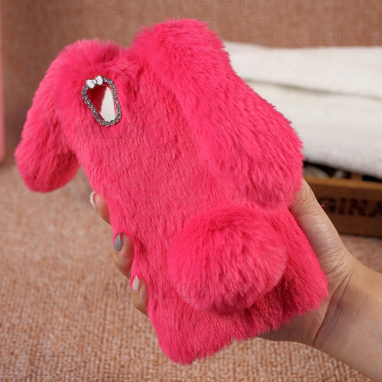 Case Huawei Y6ii / Pre-order * ตุ๊กตากระต่ายรูปขนสัตว์ TPU *