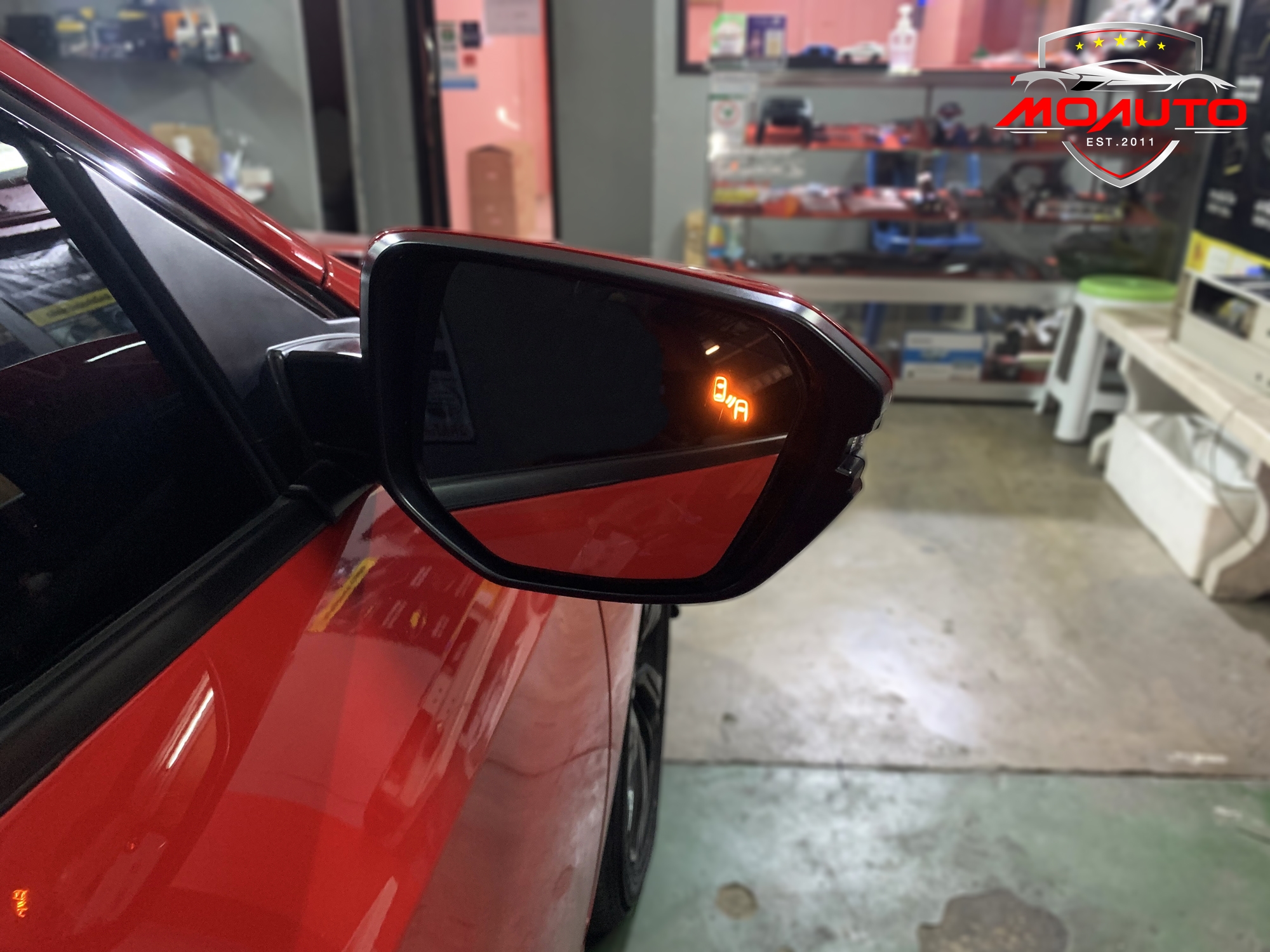 ชุดระบบช่วยเตือนมุมอับสายตาที่กระจกมองข้าง V1 (Blind Spot Monitor) CIVIC FK / FK MC