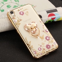 Case Huawei P9 Plus / Pre-order * เคสหรูหราเทคนิคการชุบทอง TPU ซิลิโคนอ่อนนุ่ม + แหวน *