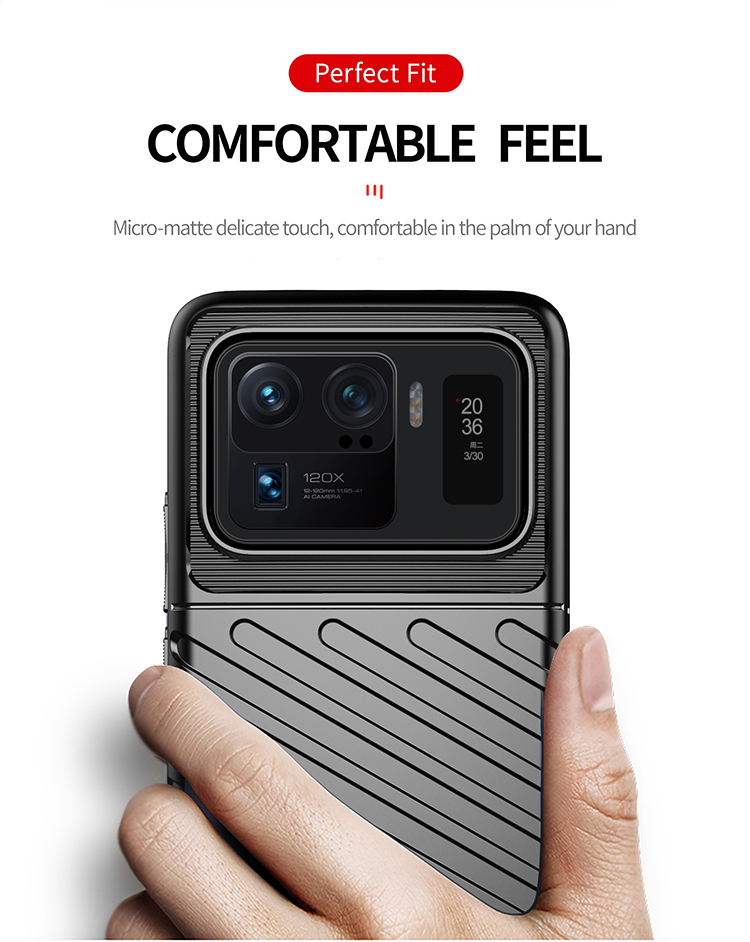 Case Xiaomi Mi 11 Ultra 5G # Pre-Order * เคสทันเดอร์ซีรีส์สิ่งทอลายทแยงเนื้อ TPU ป้องกัน *