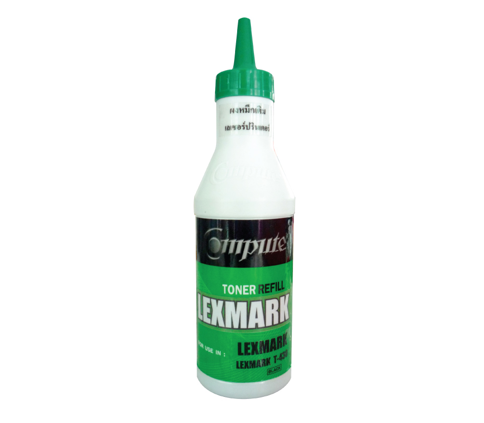 ผงหมึกเติม Lexmark T-430 คอมพิวท์ (Refill Toner)