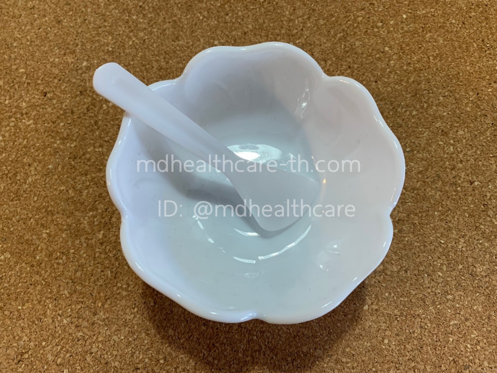 ไม้พายพลาสติก ไม้พายตักครีม ขนาด8.1*2.5cm.(100ชิ้น/ชิ้นละ1.5฿)