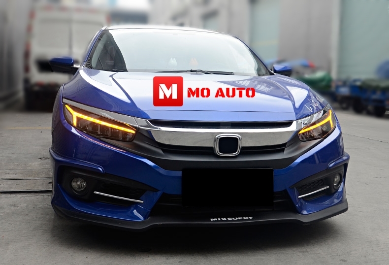 โคมไฟหน้า LED CIVIC FK ทรง Audi Style