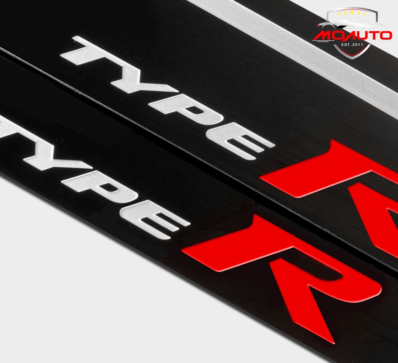 สคับเพลทกันรอยชายบันได TYPE-R FOR CIVIC FC/FK/FC MC