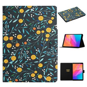 Case Huawei MatePad T8' / Pre-Order * เคสหนังรูปแบบการพิมพ์บัตรดอกไม้ที่วางขาตั้ง *