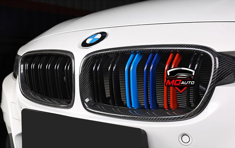 กระจังหน้าซี่คู่คาร์บอนแท้ 3 สี BMW F30