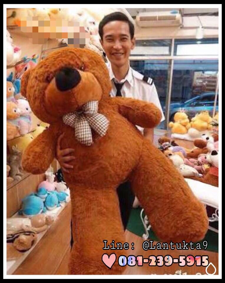 ตุ๊กตาหมีสีน้ำตาลเข้ม 120เซนติเมตร