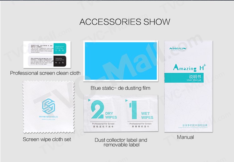 กระจกนิรภัย Huawei P9 / Pre-order * NILLKIN Amazing H+ PRO ความแข็ง 9H แต่เพียง 0.2mm หนา *