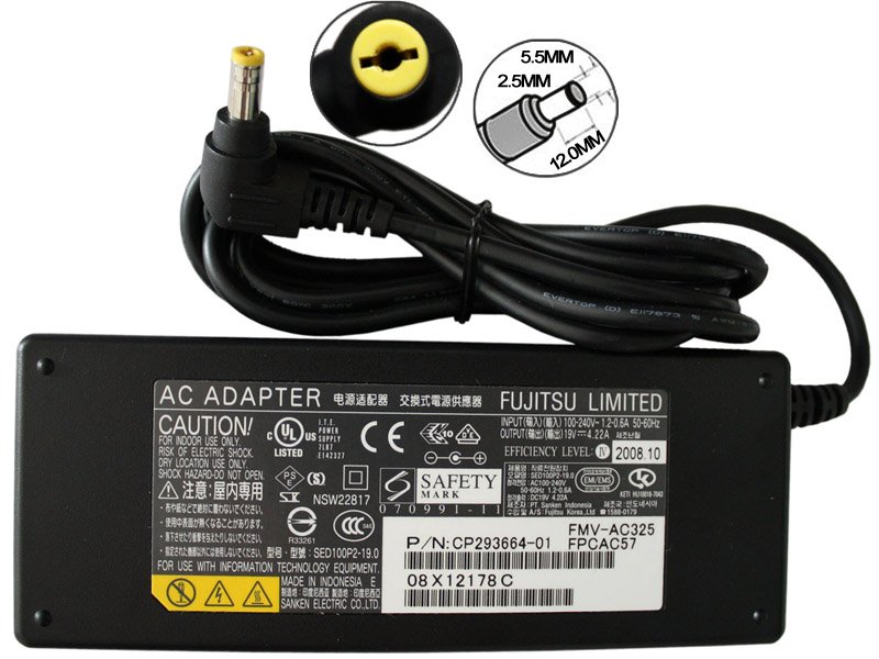 Adapter/ที่ชาร์จโน๊ตบุ๊ต /Fujitsu 19V 4.22A 80W