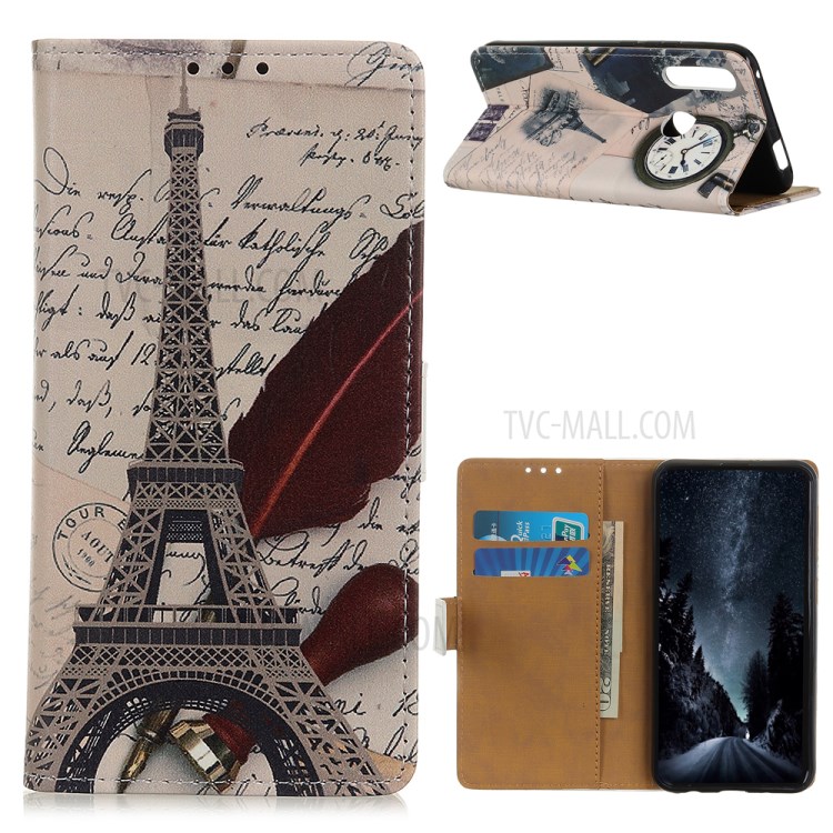 Case Huawei Y6p / Pre-Order * รูปแบบการพิมพ์ลายหนัง PU กระเป๋าสตางค์ *