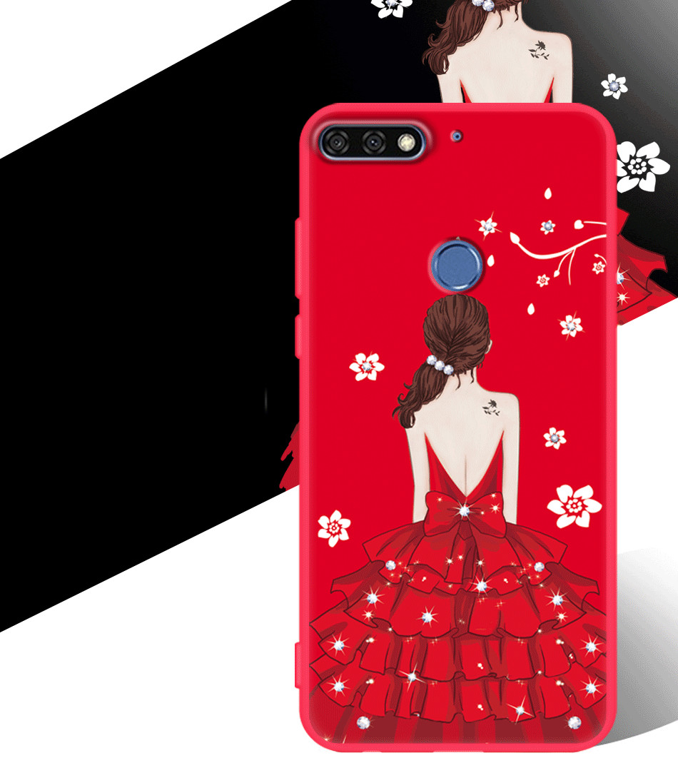 Case Huawei Y7 Pro 2018 / Pre-order * 360 องศา TPU ซิลิโคนอ่อนนุ่ม การ์ตูนน่ารัก *