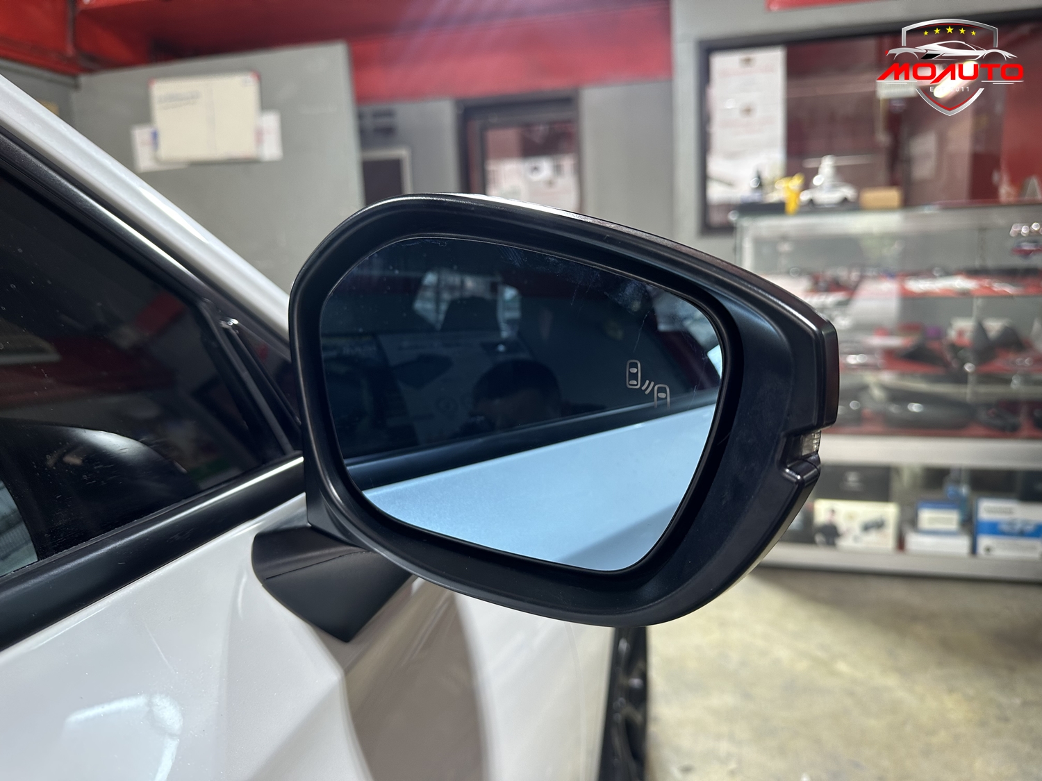 ชุดกระจกช่วยเตือนมุมอับสายตา V1 ( BSD ) CIVIC FE / FE e:HEV