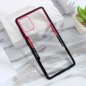 Case Samsung Galaxy A71 / Pre-order * เคสใส PC Back + ซิลิโคนกรอบครอบ *