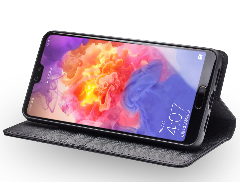 Case Huawei P20 / Pre-order * QIALINO เนื้อหนังวัวแท้ + PC + TPU ถอดออกได้ 2 in 1 *