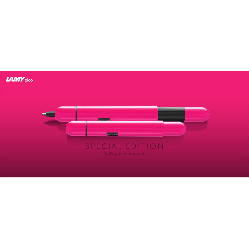 Lamy Pico Neon Pink ballpoint pen Limited Edition 2017