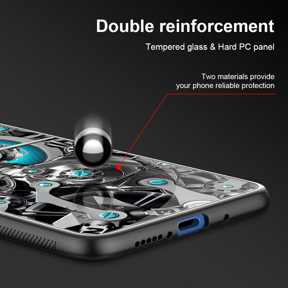 Case Huawei Mate 20 / Pre-order * NILLKIN เคส Spacetime เคสรูปเกียร์ กระจกนิรภัย + PC + TPU ปกไฮบริด *