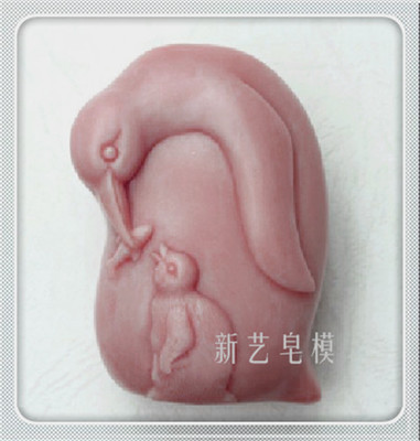 แม่พิมพ์ รูปเพนกวินป้อนอาหารลูก 85g