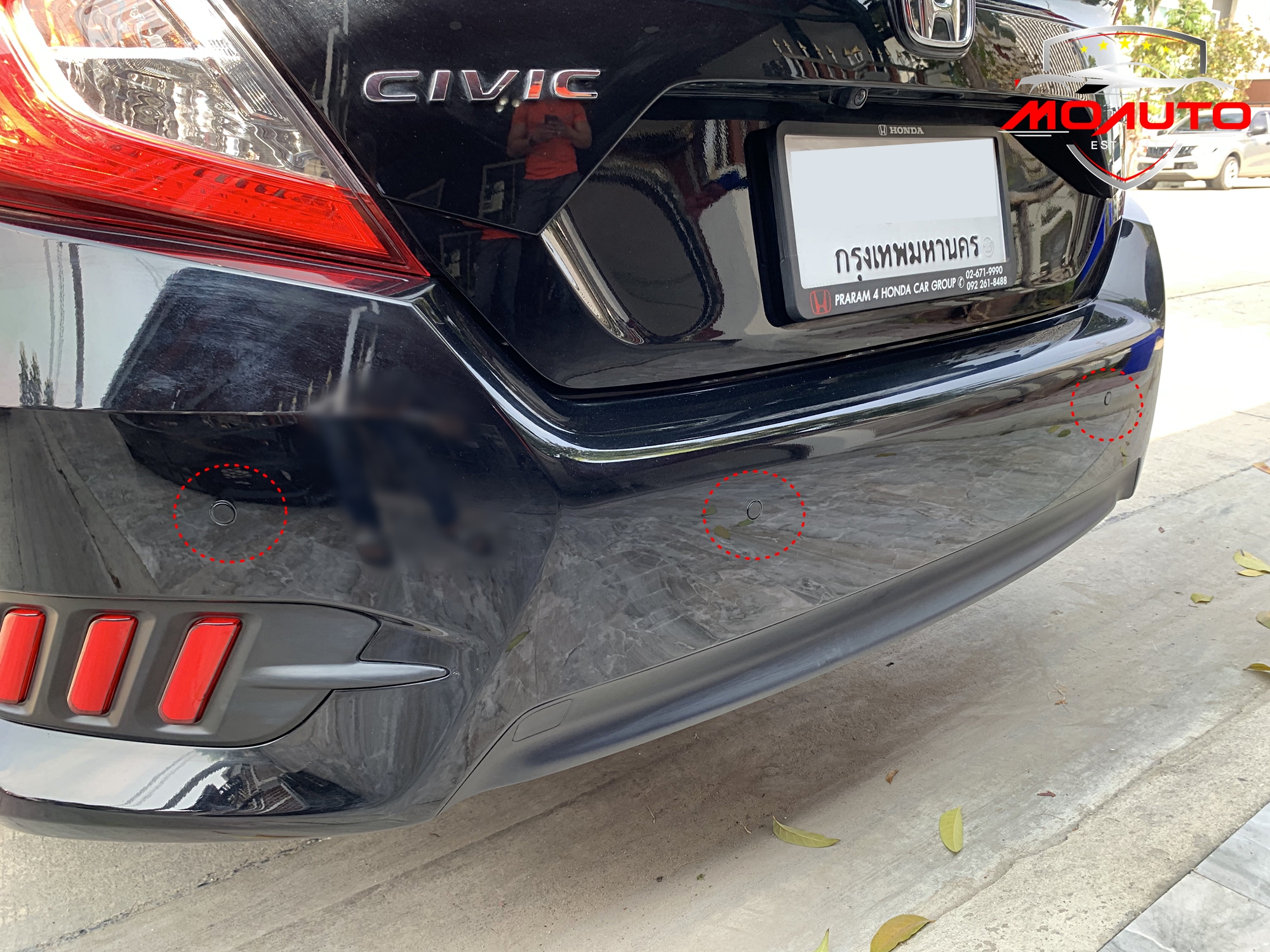 เซ็นเซอร์ถอยหลัง 4 จุด แบบยุโรป CIVIC FC / FK