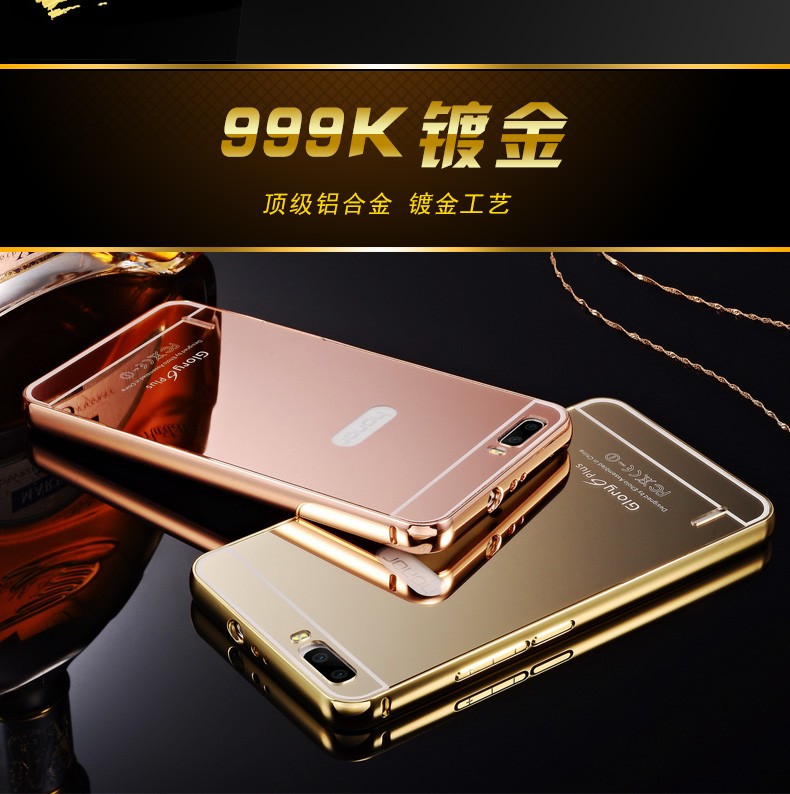 Case Huawei Honor 6 Plus / Pre-order * Bumpers 2in1 แกร่งกันชนโลหะ + พลาสติกแผ่นหลังเงาเหมือนกระจก *