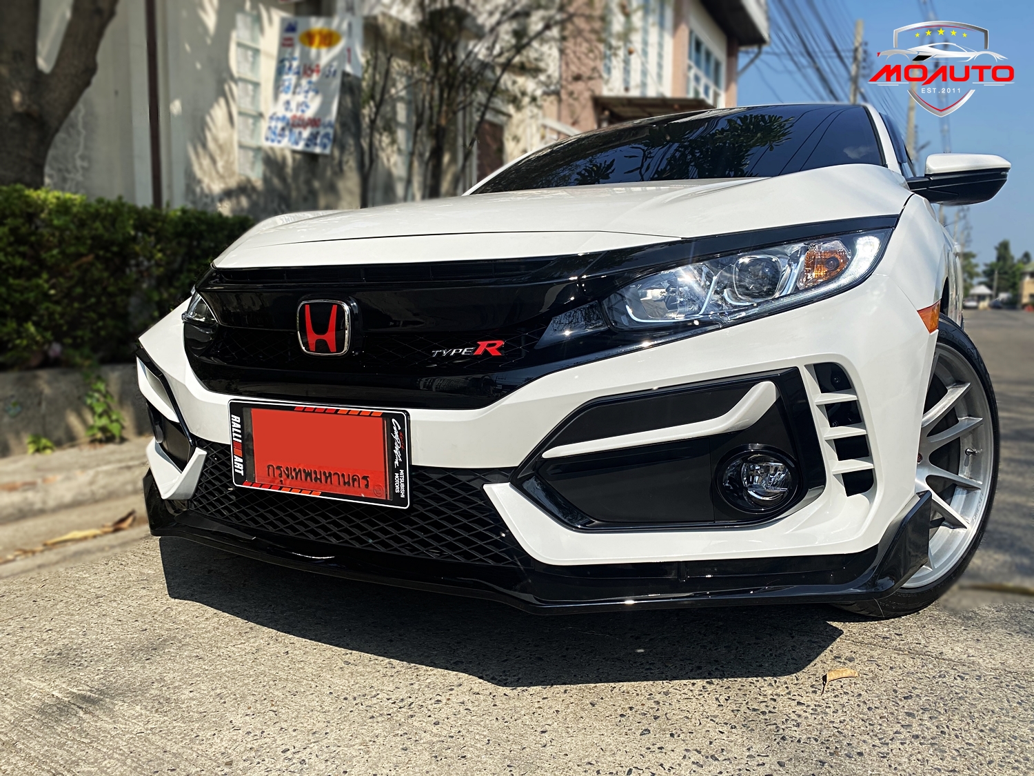 ฝาครอบช่องไฟตัดหมอกหน้า - หลัง งานดิบ ทรง TYPE-R MC CIVIC FC / FK