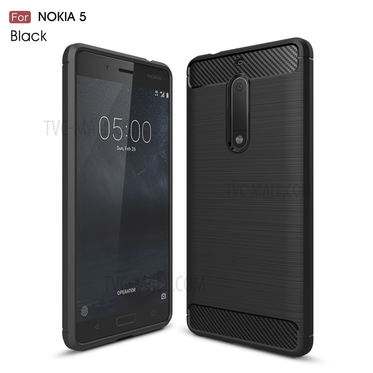 Case Nokia 5 / Pre-order * คาร์บอนไฟเบอร์ Brushed TPU *