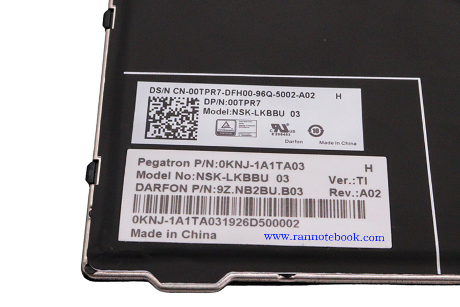 Keyboard Dell Latitude 5420 Rugged รับประกันศูนย์ Dell Thai