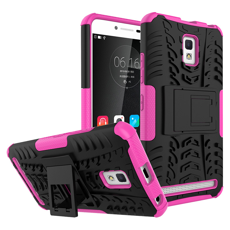 Case Lenovo A6600 / Pre-order * พีซีภายนอก + ด้านใน TPU = การป้องกันชั้นสองชั้น พร้อมขาตั้ง *