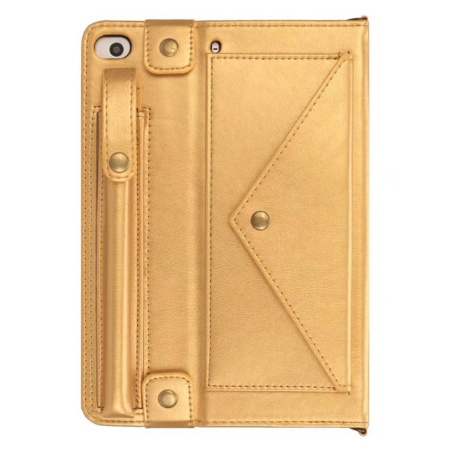 Case Samsung Galaxy Tab S6 Lite / Pre-Order * เคสกระเป๋าสะพายหนัง PU หรูหรา หนัง PU + TPU ซิลิโคนปกหลัง *