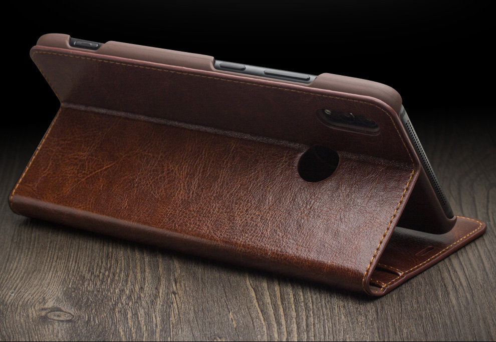 Case Huawei Honor Note 10 / Pre-Order * QIALINO สไตล์คลาสสิก กระเป๋าสตางค์ซองหนังแท้ *