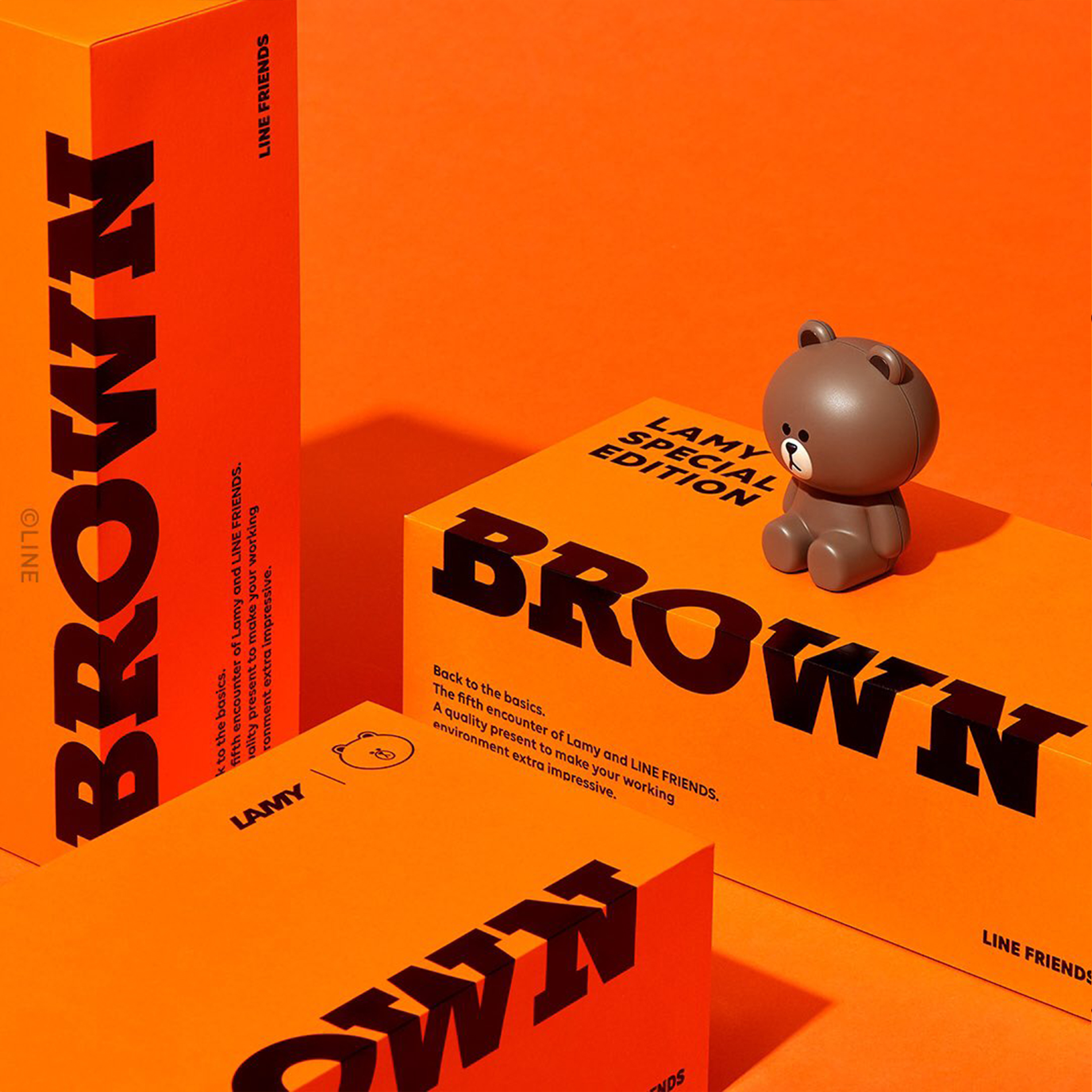 LAMY X LINE FRIENDS BROWN 2019 LIMITED EDITION