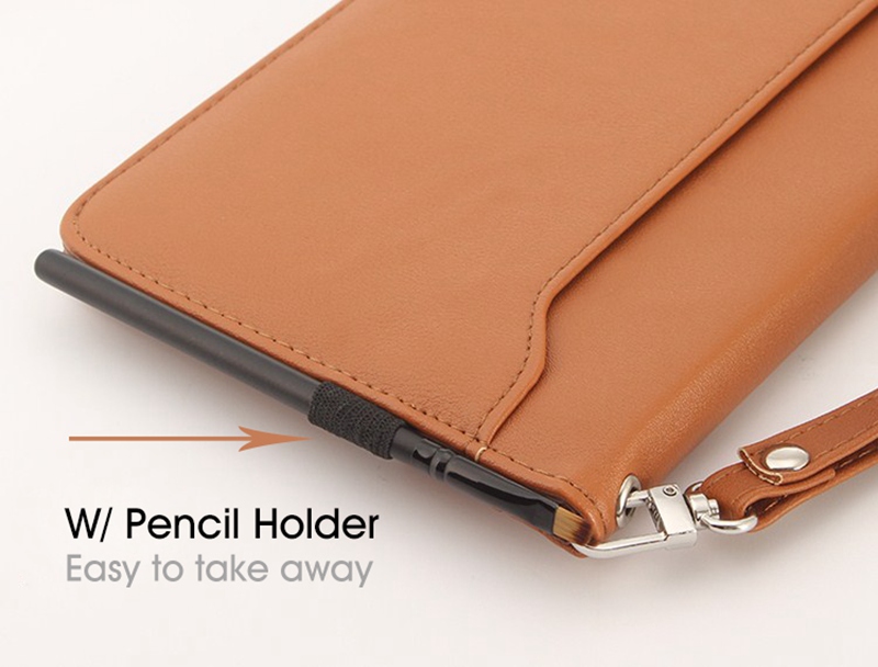 Case Huawei MediaPad M3 # Pre-order * เคส M3 กับผู้ถือมือ Strip ปกคลุมยืนพลิกซองหนังฟังก์ชั่นปก *