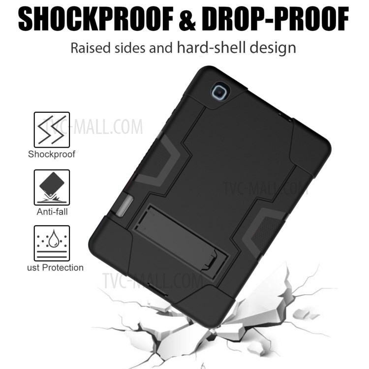 Case Samsung Galaxy Tab S6 Lite / Pre-Order * เคสฝาครอบแท็บเล็ต PC + TPU แบบหมุนได้ 360 °พร้อมช่องเสียบปากกาและสายคล้องมือ *