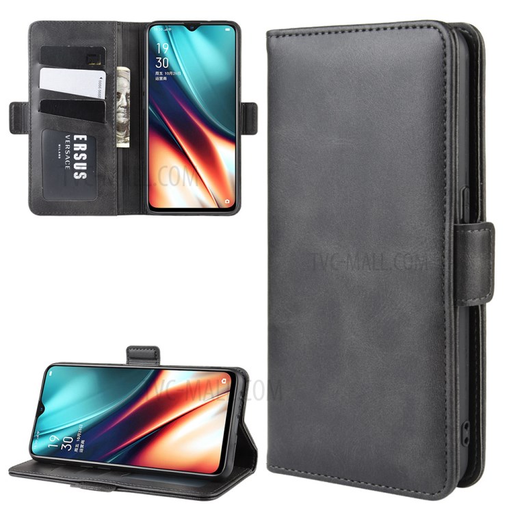 Case Realme XT / Pre-order * เคสซองหนัง Silky Touch ช่องกระเป๋าสตางค์ด้านในสำหรับการ์ดและที่เก็บเงินสด ขาตั้งพับได้เพื่อความสะดวกในการรับชม *