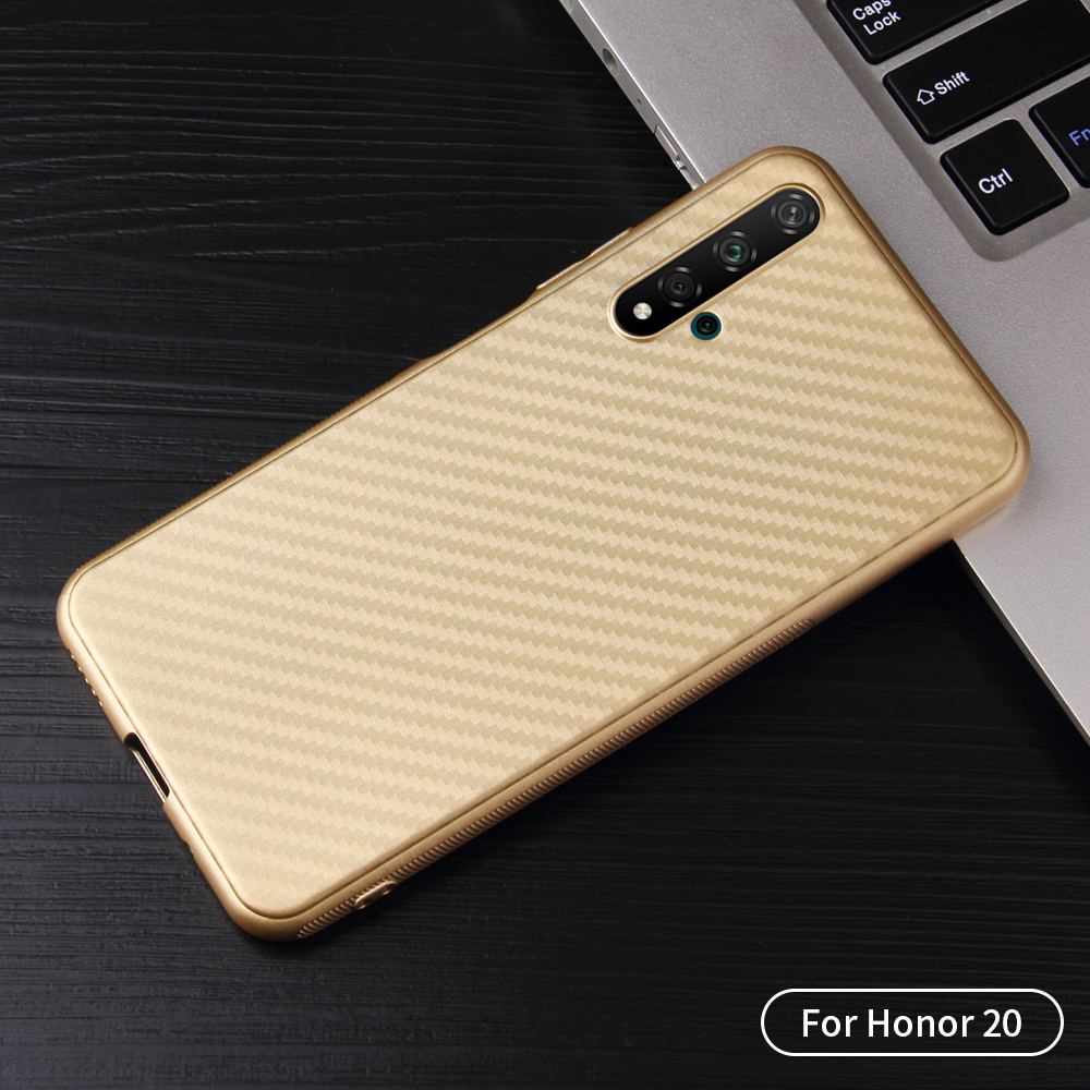 Case Huawei Nova 5T / Pre-order + พร้อมส่ง * เคสคาร์บอนไฟเบอร์ Skin Soft TPU *