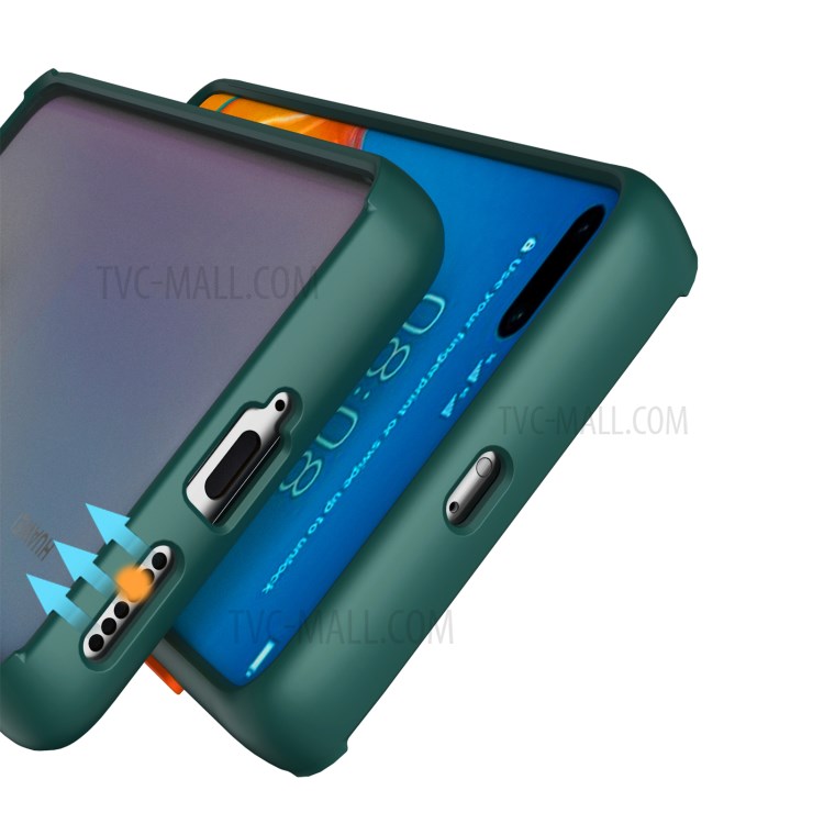 Case Huawei P40 Pro / Pre-order * เคส Soft TPU ขอบ 2 สี + Matte PC Back ไฮบริด *