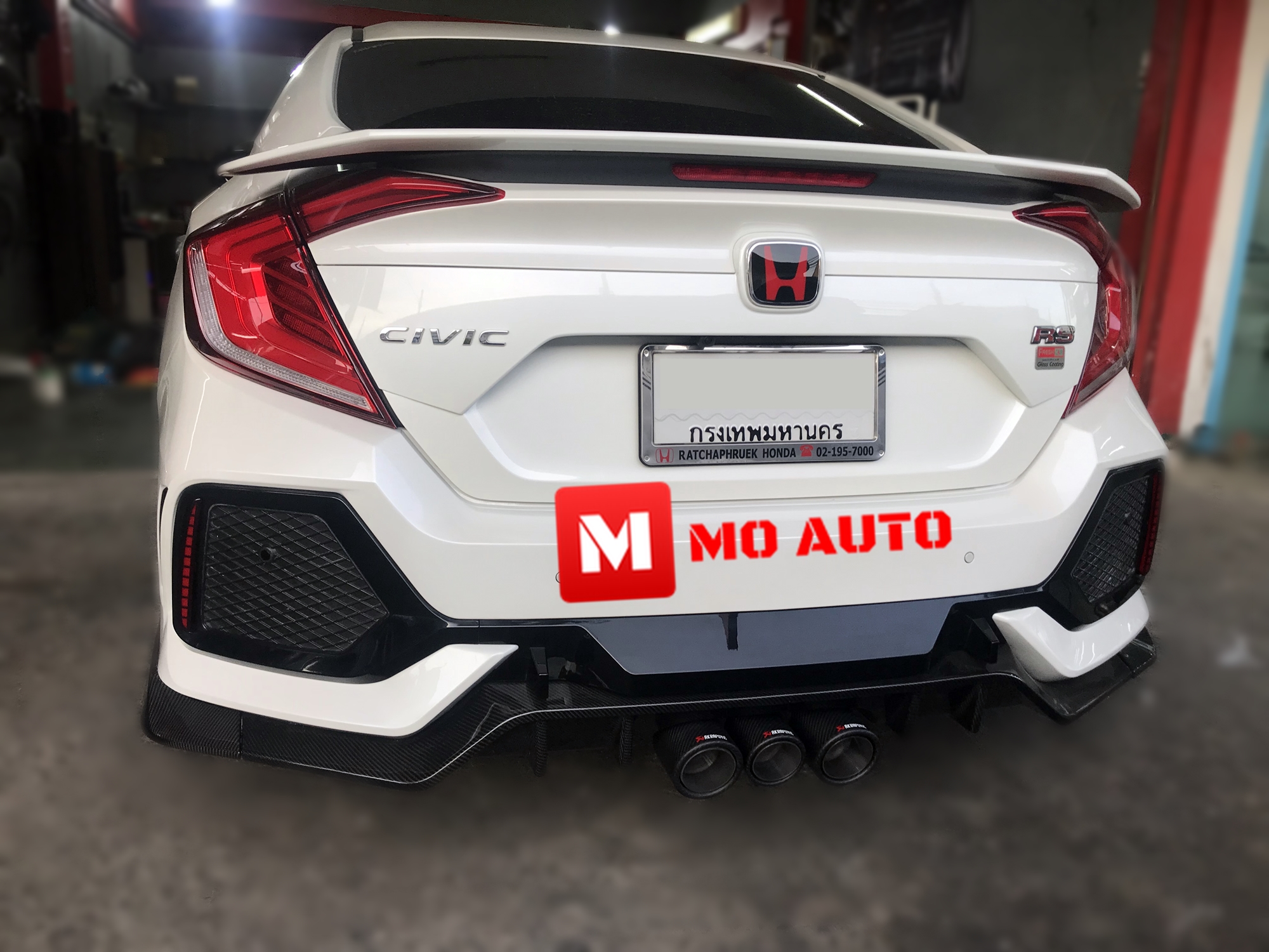 ชุดแต่ง TYPE-R สำหรับ CIVIC FC 2016-2021 (แบบเปลี่ยนกันชน)