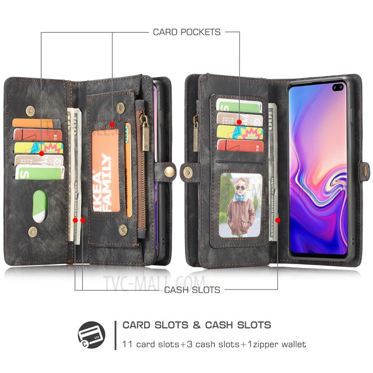 Case Samsung Galaxy S10 / Pre-Order * CASEME 008 Series [ถอดได้ 2-in-1] กระเป๋าใส่อเนกประสงค์แยก *