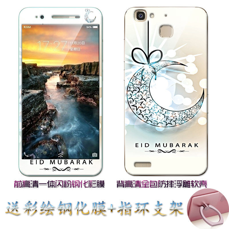 Case Huawei GR3 / Pre-orde * เคส TPU ลายการ์ตูนน่ารักๆ + กระจกนิรภัย *