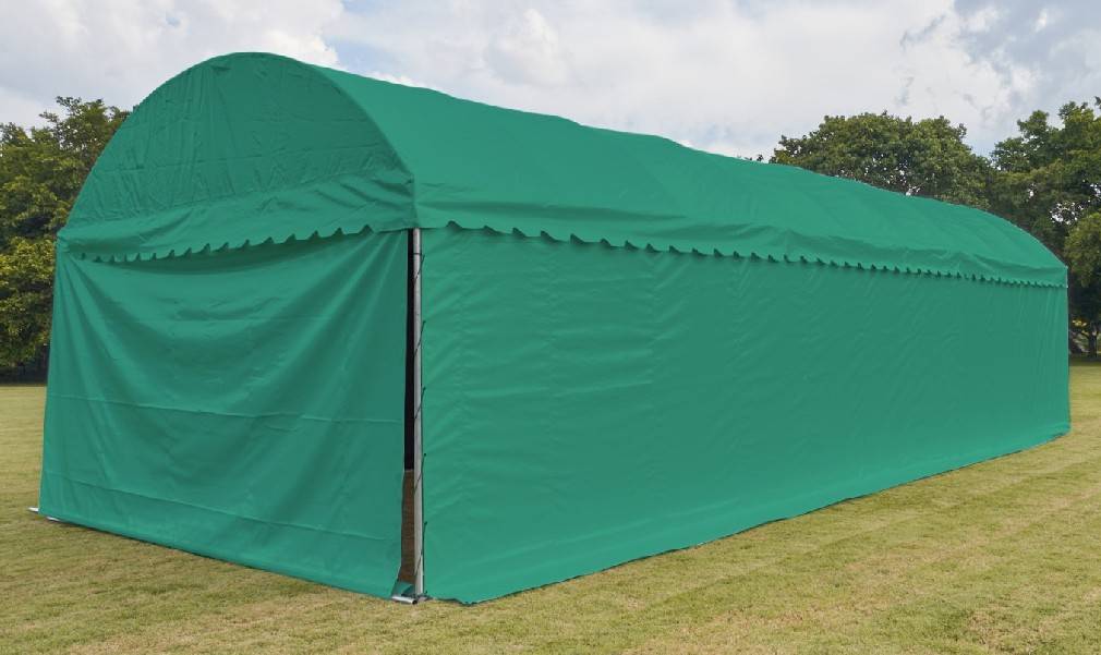 เต็นท์โกดังเก็บสินค้า กว้าง 12 เมตร ยาว 22 เมตร สูง 2.5 เมตร มีผ้าใบปิดล้อม 4 ด้าน เต็นท์ทรงโค้ง เต็นท์อุตสาหกรรม เต็นท์โรงงานเก็บสินค้า เต็นท์โกดังเช่าเก็บสินค้า เต็นท์โรงงานเก็บสินค้า