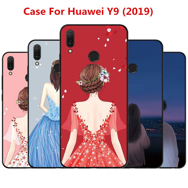 Case Huawei Y9 2019 / Pre-orde * เคสซิลิโคนการ์ตูน ภาพสีที่น่ารัก *