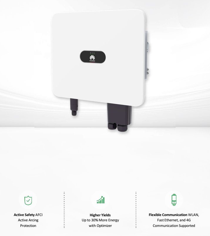 โซล่าอินเวอร์เตอร์ Huawei SUN2000-20KTL-M5 รับประกัน 10 ปี ผ่าน MEA และ PEA
