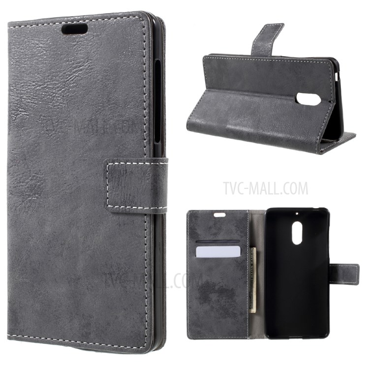 Case Nokia 6 / Pre-order * กระเป๋าหนังสไตล์ Retro *