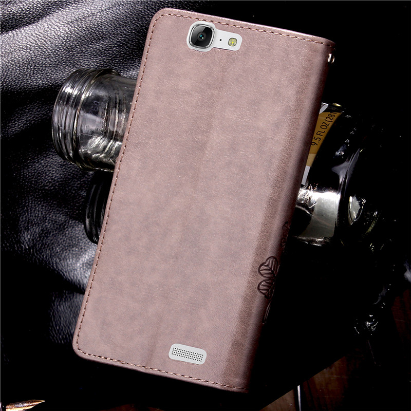 Case Huawei G7 / Pre-order * เคสหนังพิมพ์ลายดอกไม้ *