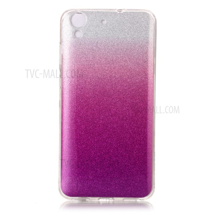 Case Huawei Y6ii / Pre-order * เคส TPU ซอฟท์ พื้นผิวมันวาวฝังตัวอยู่กับผงแวว *