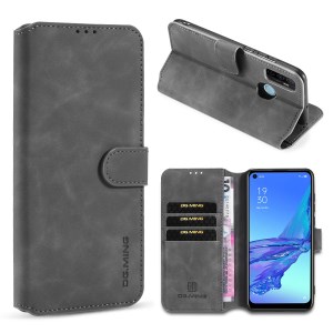 Case OPPO A53 (2020) # Pre-Order * KHAZNEH เคสโทรศัพท์หนังย้อนยุค สไตล์กระเป๋าสตางค์: ช่องใส่การ์ด 2 ช่อง + กระเป๋าเงินสด 1 ช่อง *